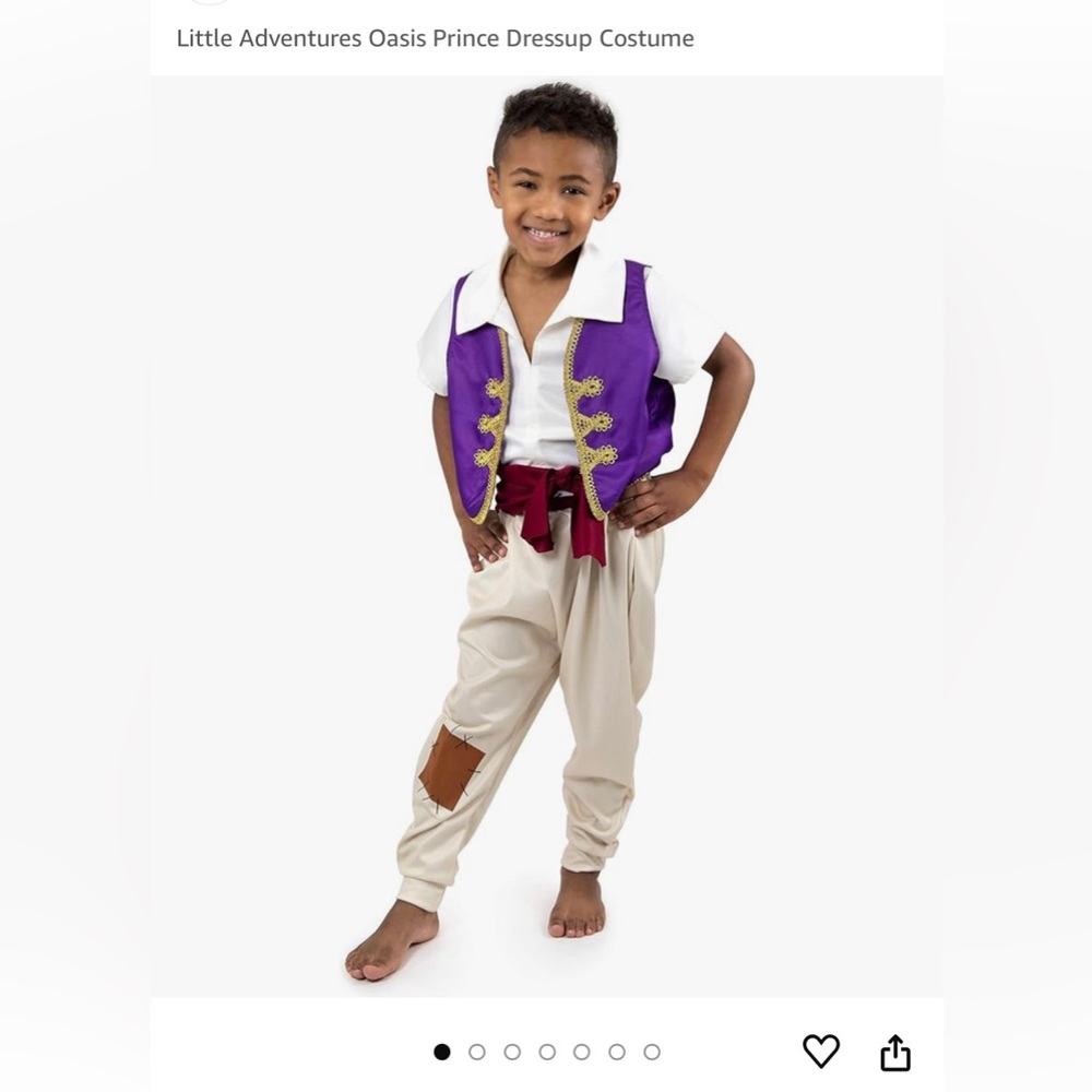 children’s Arabian prince costume NWT (Aladdin inspired!)